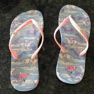 Vineyard vines Kentucky derby flip flops